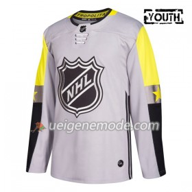 Kinder 2018 NHL All-Star Trikot Metro Division Blank Adidas Grau Authentic